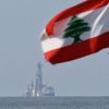 Флаг Ливана у бурово…