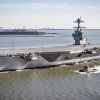 Флот США получил самый дорогой военный корабль в мире (Авианосец USS Gerald R. Ford во время заводских испытаний. 8 апреля 2017) Авианосец USS Gerald…