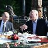 Провокаторам опять не удалось поссорить Путина и Лукашенко? (Президент РФ Владимир Путин и президент Белоруссии Александр Лукашенко во время встречи в Минске. 30…) Президент РФ Владими…