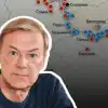 Полковник Геннадий Алехин: Россия не только изолировала ВСУ в Курахово, но и перепугала их под Сумами (© Украина.ру / Алехин. Карта СВО) © Украина.ру / Алехи…