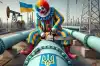 Газовая победа Украины над Россией обернулась изменой (Клоун террорист) Клоун террорист