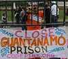 Митинг в Вашингтоне против Гуантанамо.