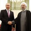 Остаются ли Иран и Россия союзниками? (Президент России Владимир Путин и президент Ирана Хасан Рухани на встрече в Тегенане, Иран | © AP Ph…) Президент России Вла…