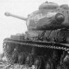 ИС-2 и 21 вмятина от болванок на его лобовой броне