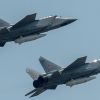Россия — мировой лидер по гиперзвуковому оружию (Washington Post, США) (Истребители МиГ-31 с гиперзвуковыми ракетами Кинжал | © РИА Новости, Владимир Сергеев) Истребители МиГ-31 с…